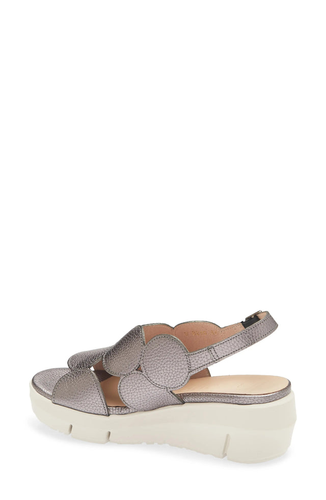 Wonders | Platform Sandal In Max Plomo
