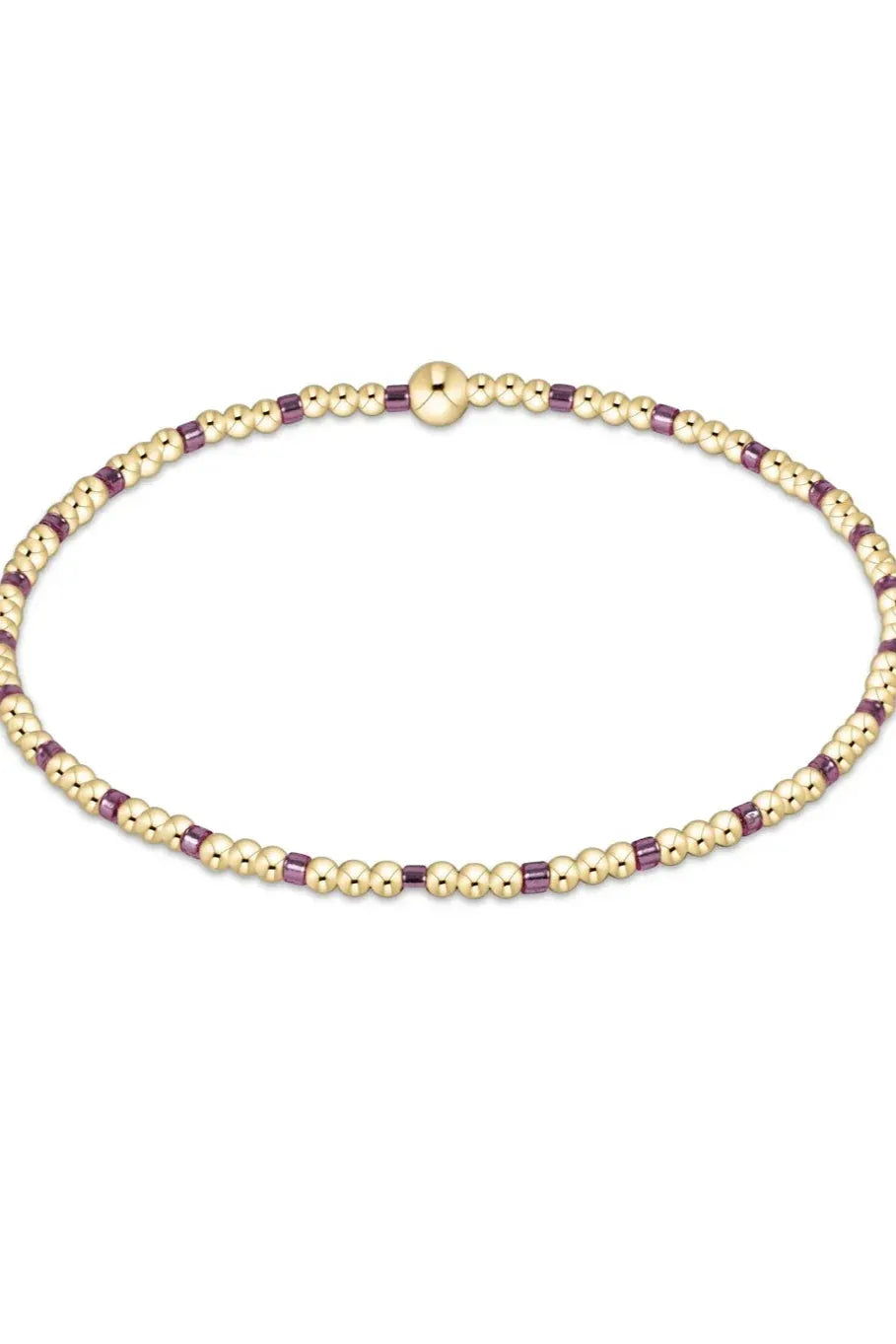 Enewton | Hope Sincerity Pattern 2mm Bead Bracelet- Pink Metallic