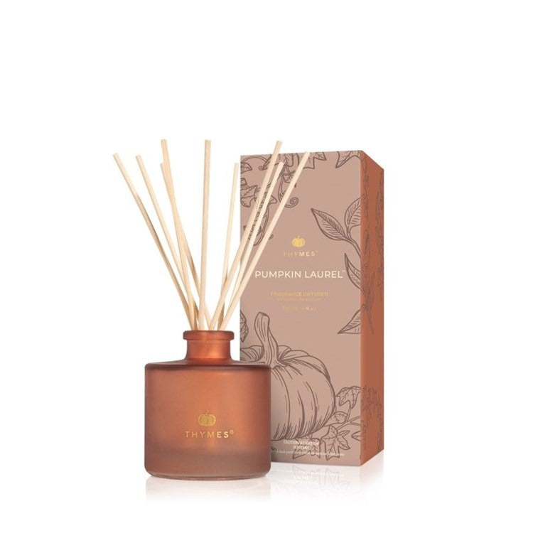 Thymes | Pumpkin Laurel Petite Reed Diffuser