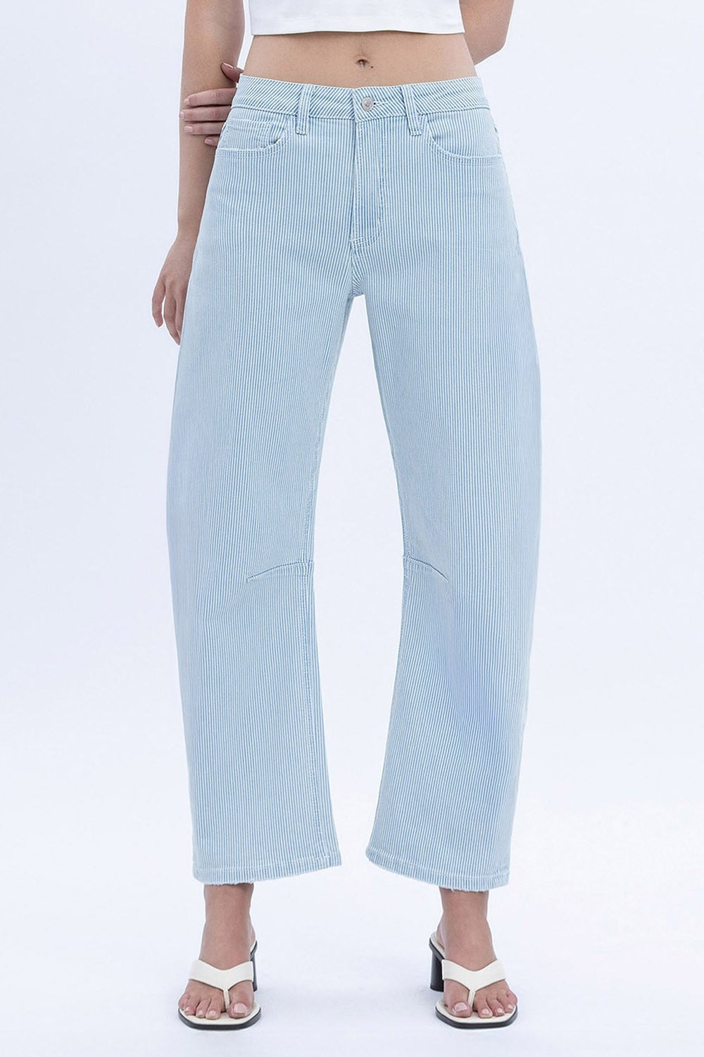 Vervet | Super High Rise Barrel Leg Jean