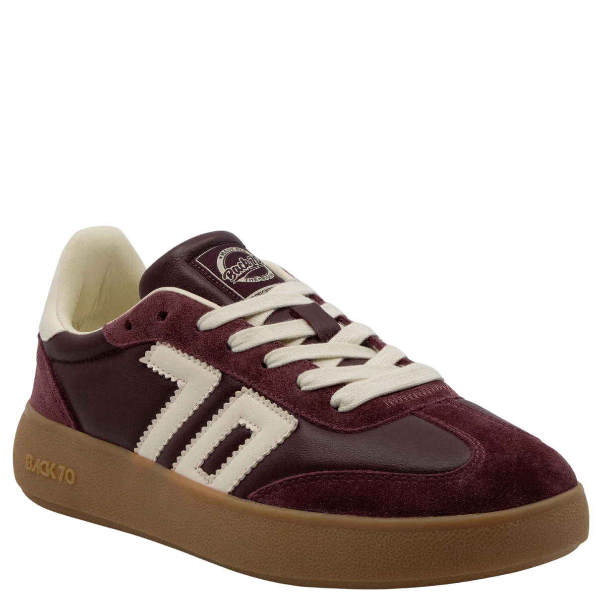 Back70 | Brooklyn W26 in WINE Butter Sneakers