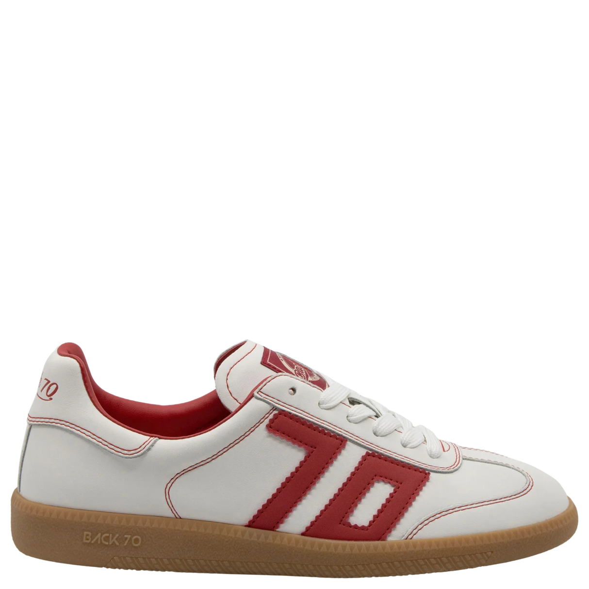 Back 70 | Shelly Sneakers in White Red