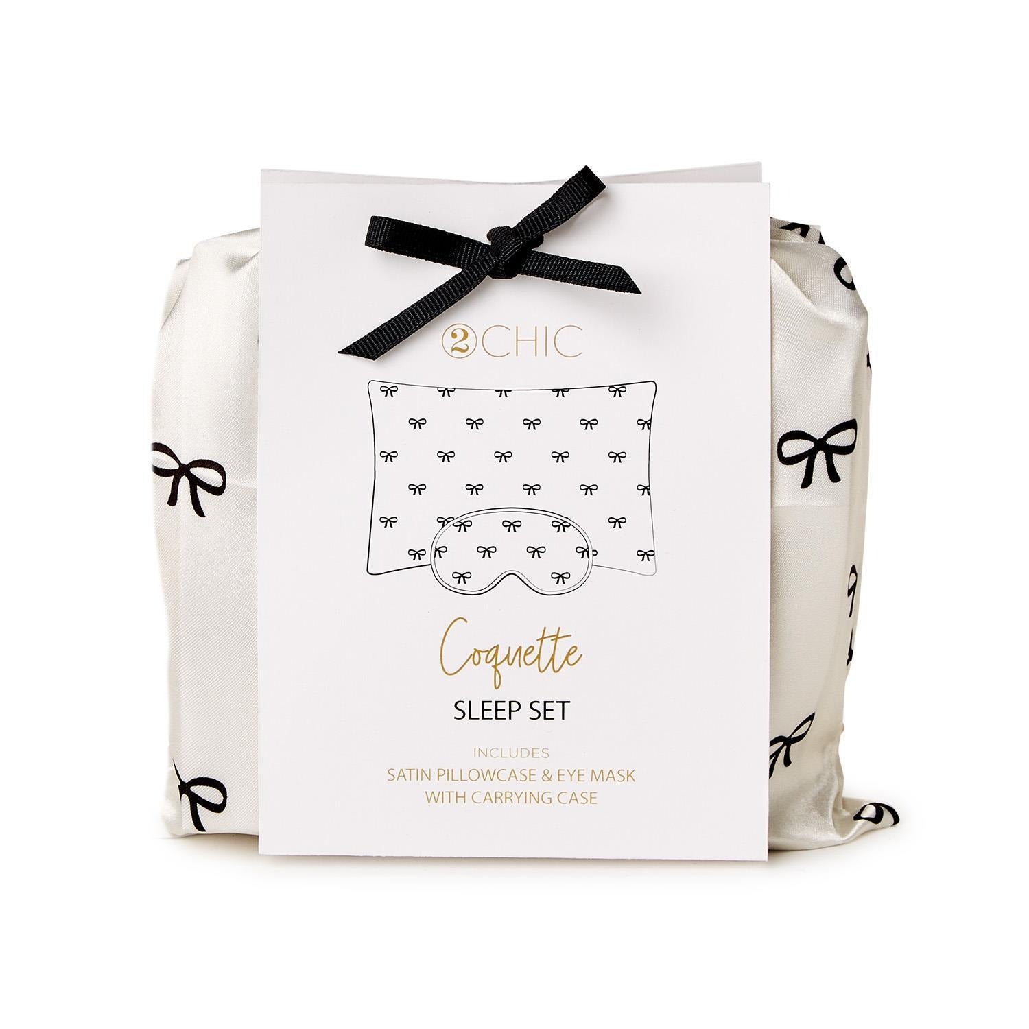 Satin Pillowcase and Eye Mask Set