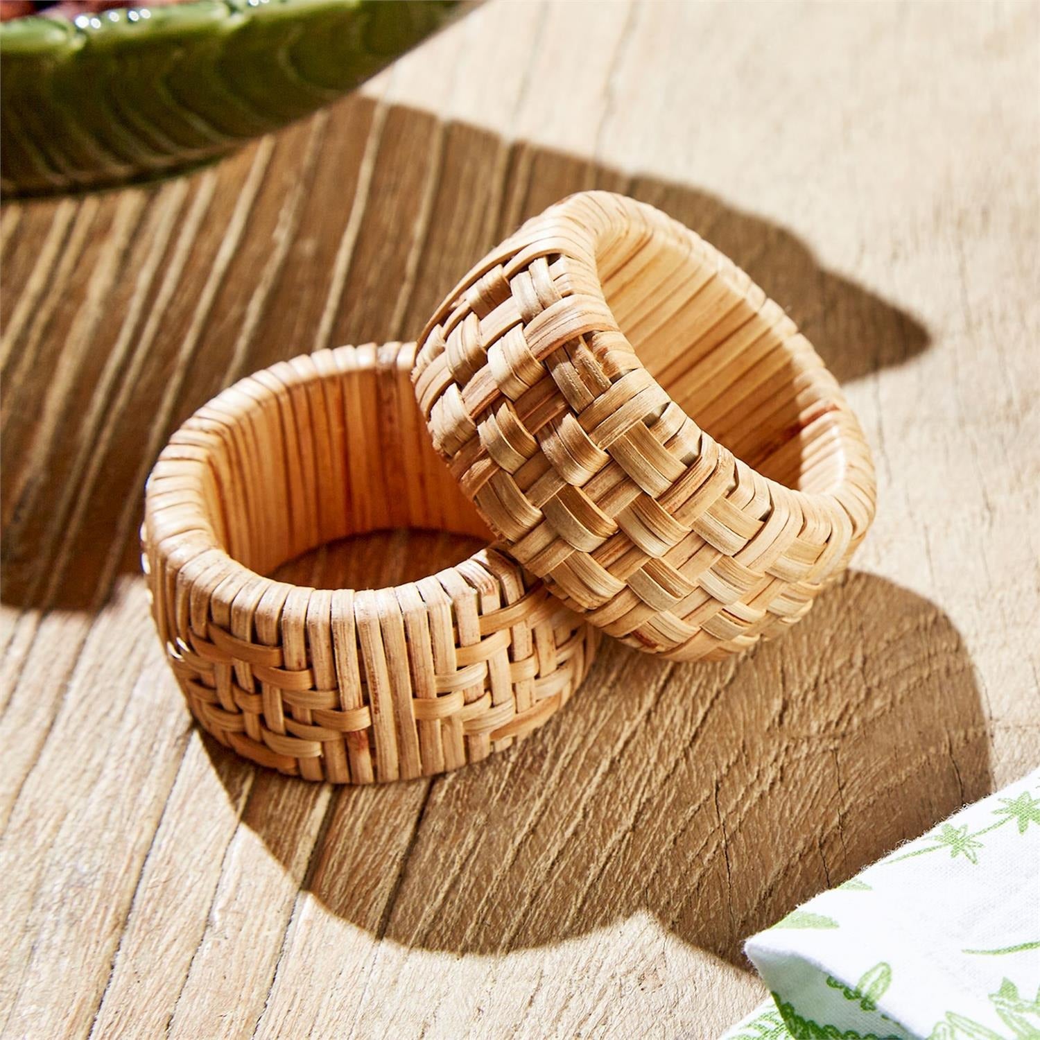 Cane Napkin Rings- Set of 4