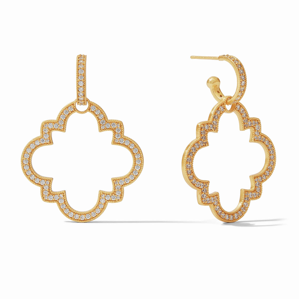 Julie Vos | Odette Statement Hoop & Charm Earring