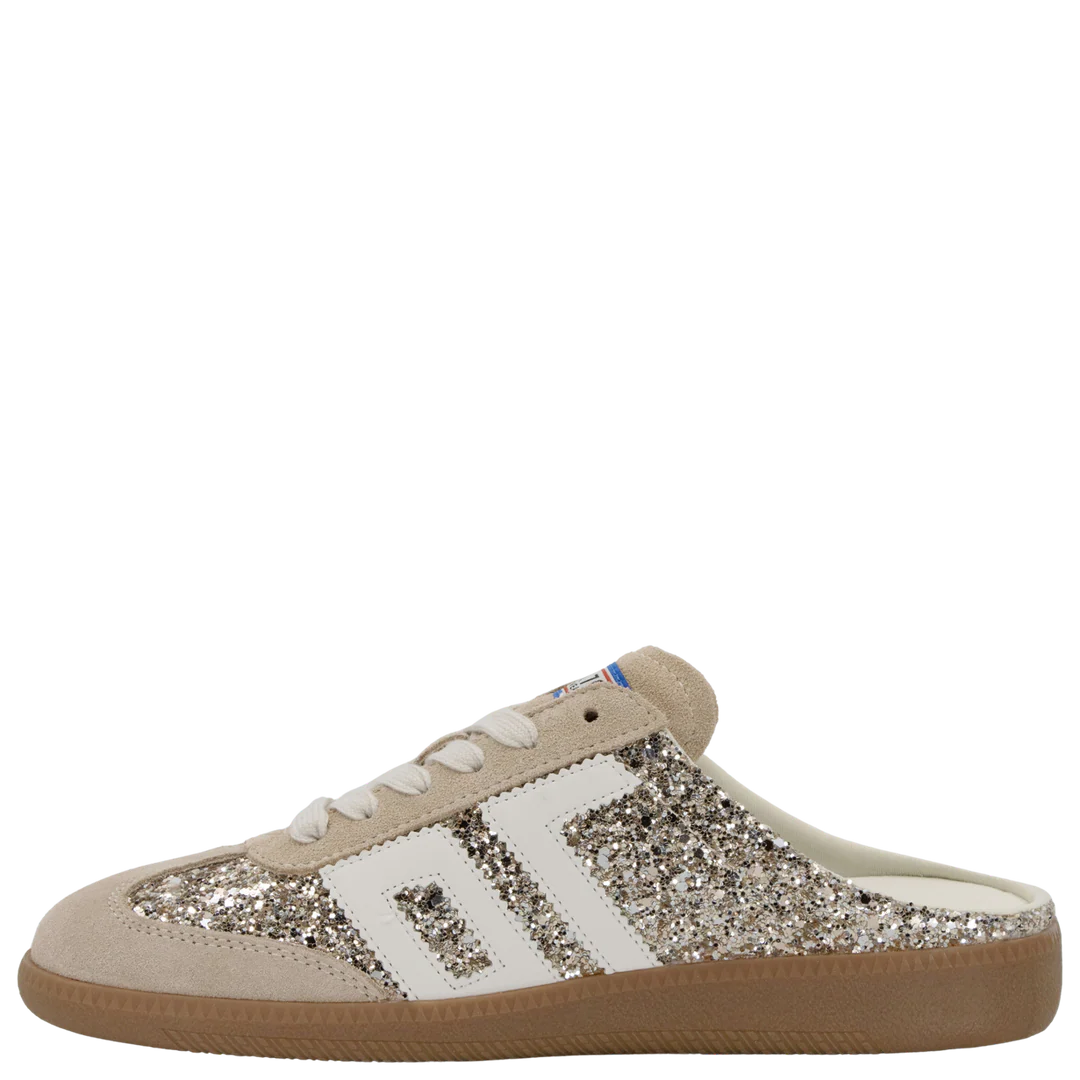 Back70 | EASTER in GLITTER GOLD Backless Sneakers