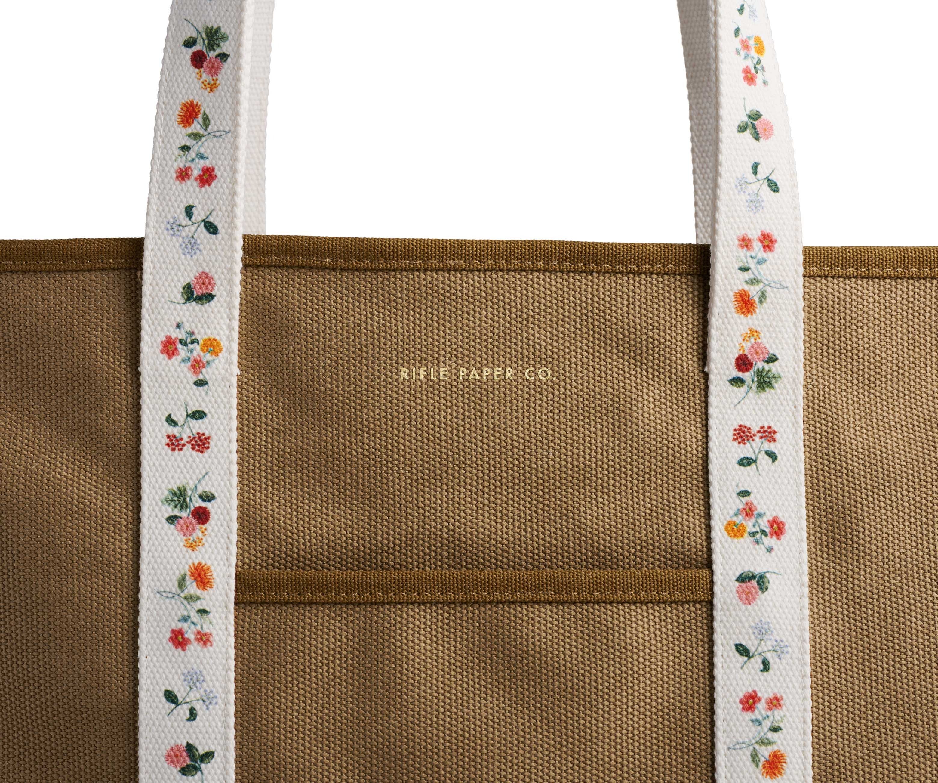 Rifle Paper Co. | Ditsy Dahlia Canvas Carry All