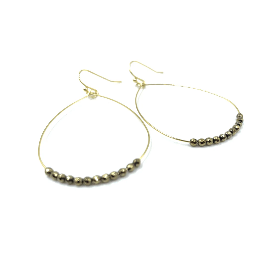 Erin Gray | Aster Earring in Pyrite