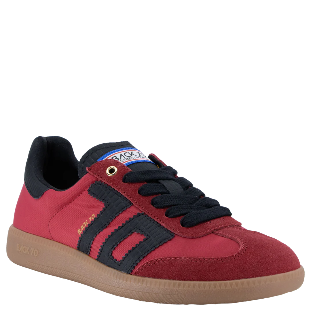 Back 70 | Ghost Sneakers in Red Black
