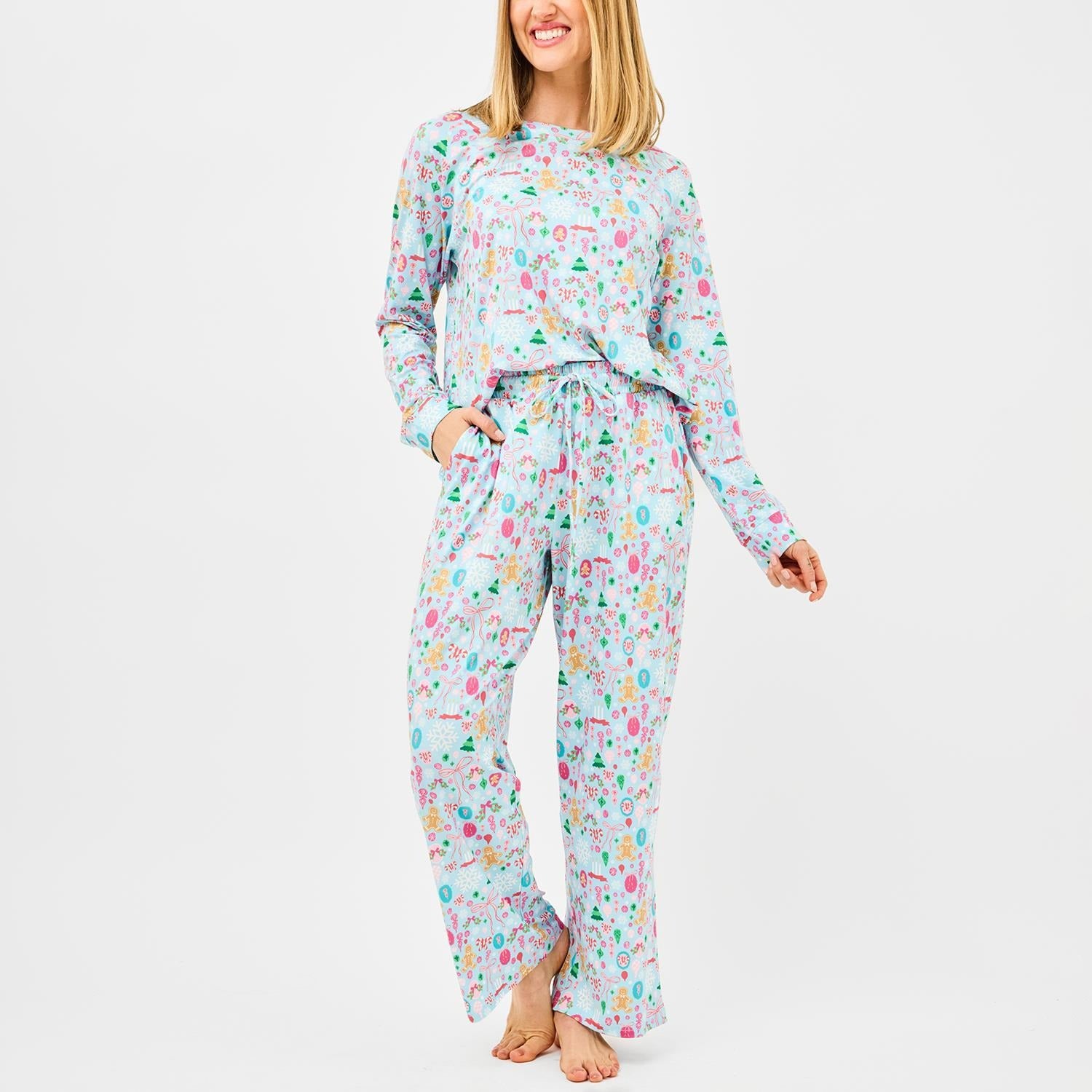 Mary Square | Women's Annie Pants Set- Jolly Jubilee