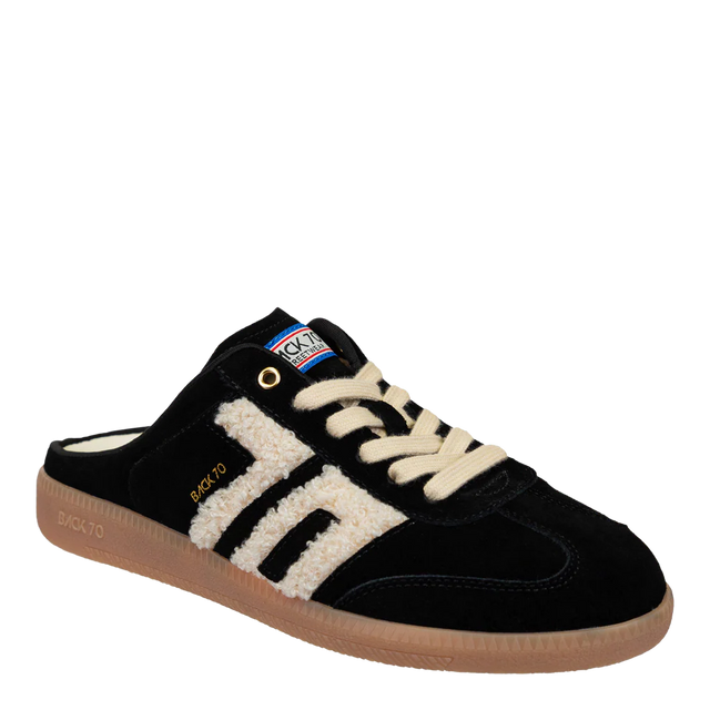 Back 70 | Easter Backless Sneakers in Black