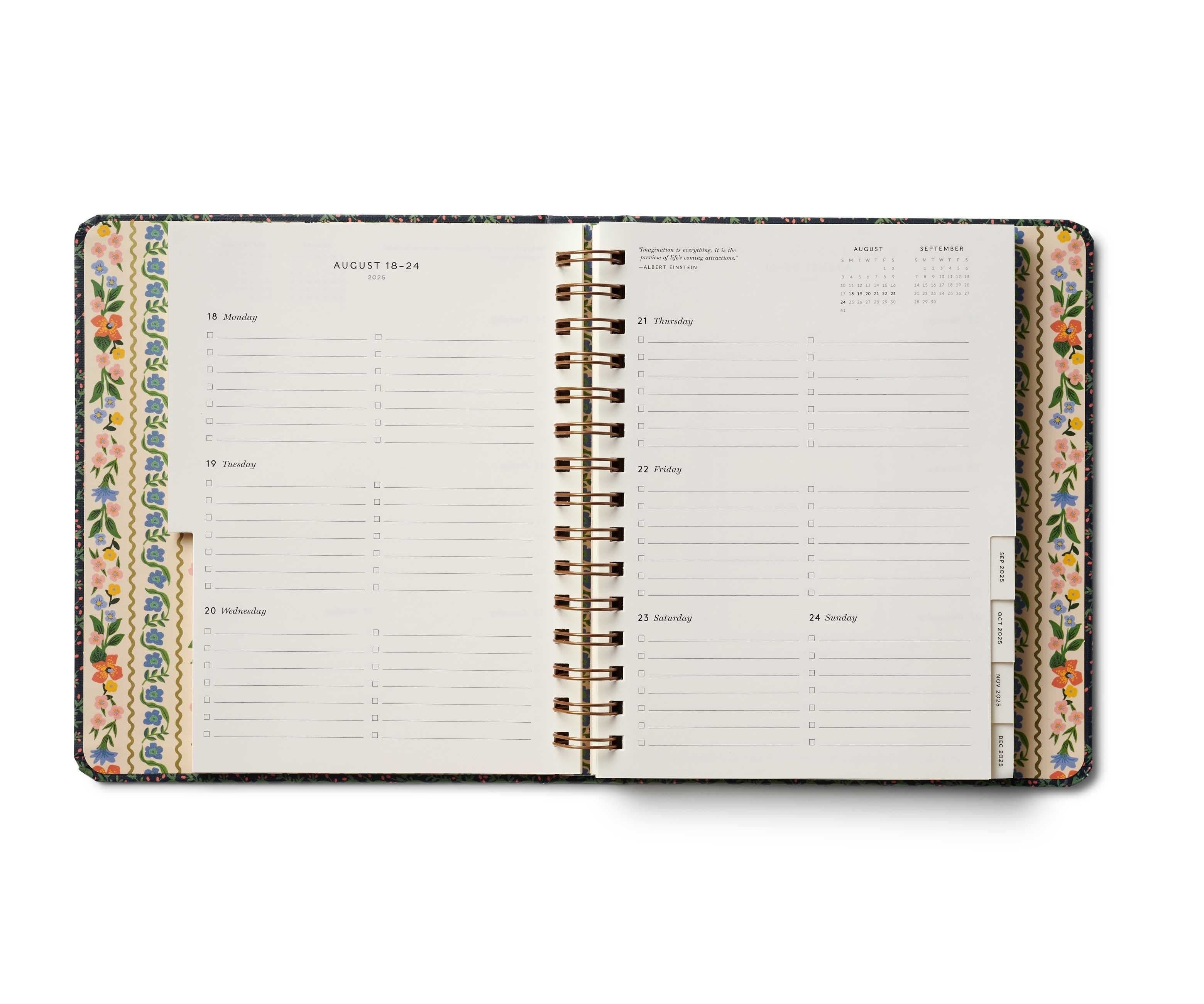 Rifle Paper Co. | 2025-2026 Wildwood 17-Month Academic Covered Spiral Planner