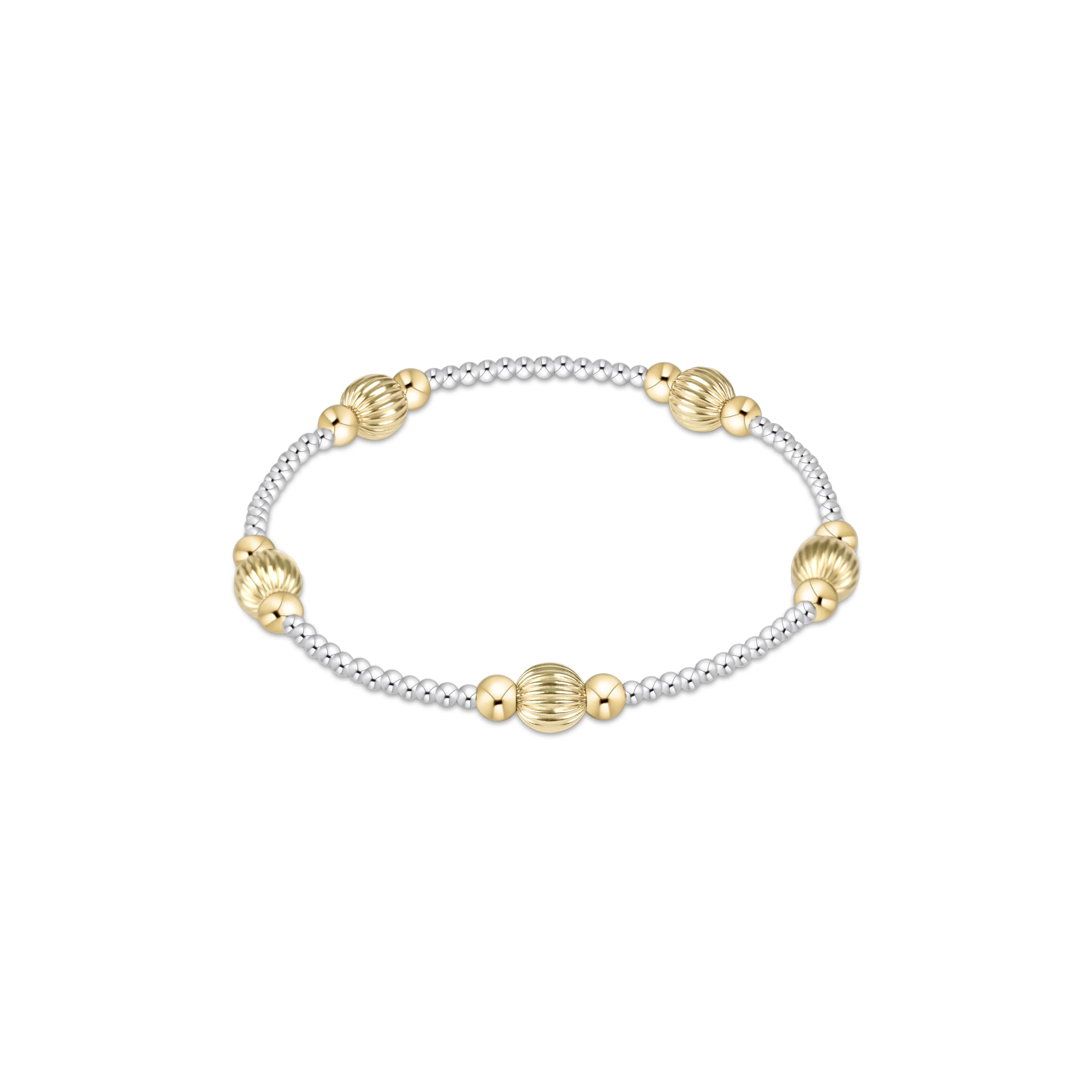 Enewton | Purpose Dignity 6mm Bead Bracelet- Mixed Metal