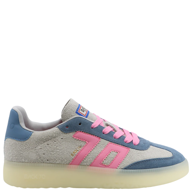 Back 70 | Boston LS Sneakers in Grey Jeans Pink