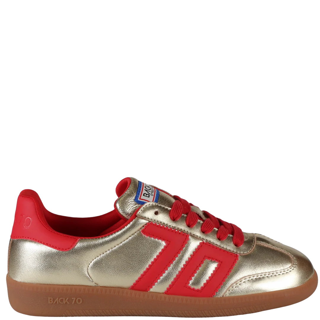 Back 70 | Cloud NM Sneakers in Gold Red