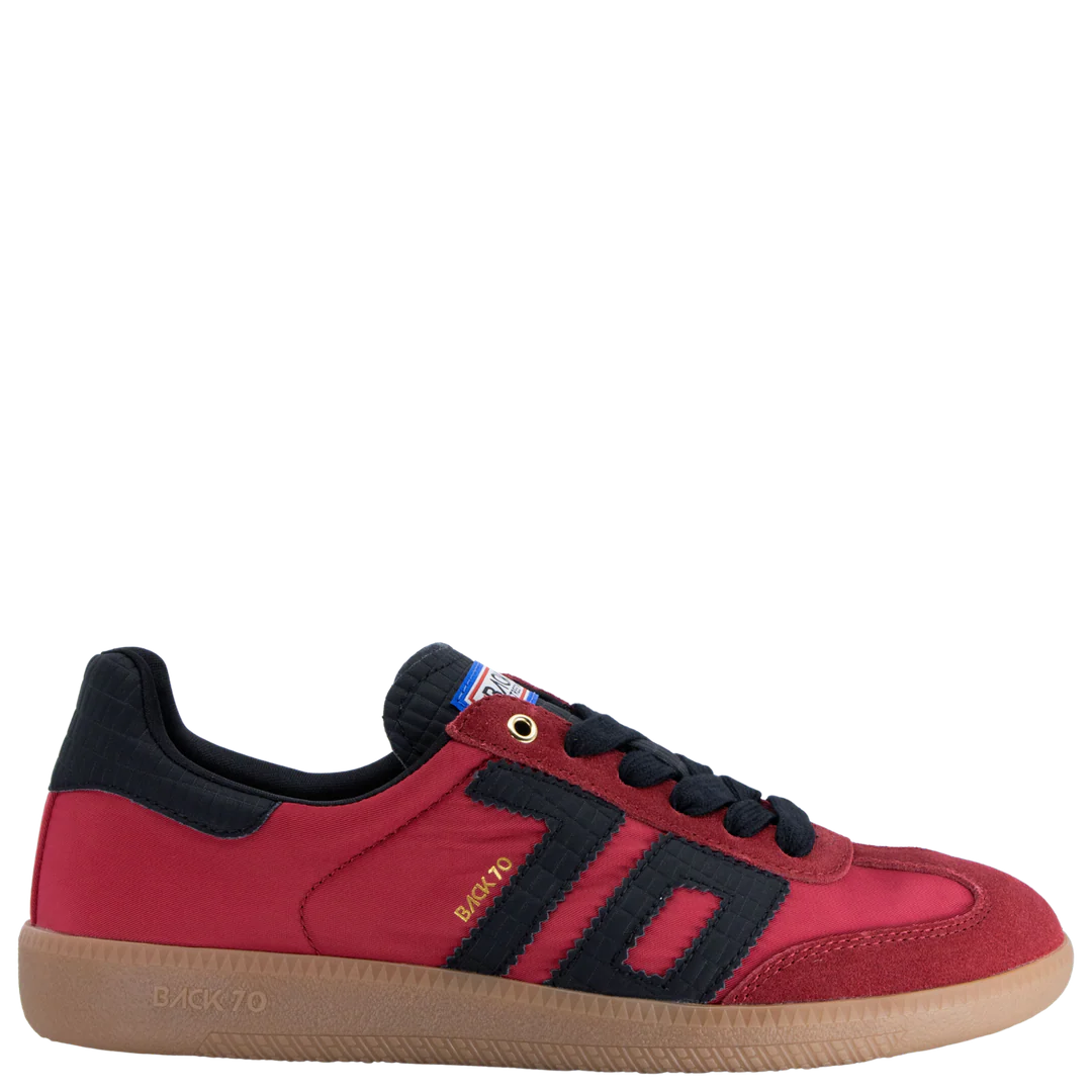 Back 70 | Ghost Sneakers in Red Black