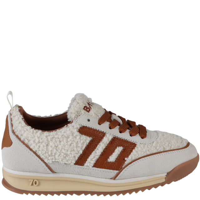 Back 70 | Jogger FT Sneakers in Milk Ice Cuoio