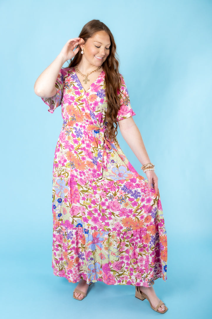 Isabella Floral Maxi Dress