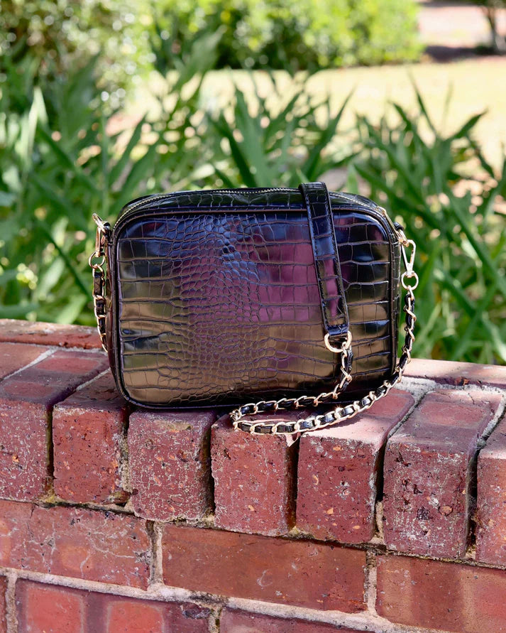 Caroline Hill | Fiona Crossbody Black EC