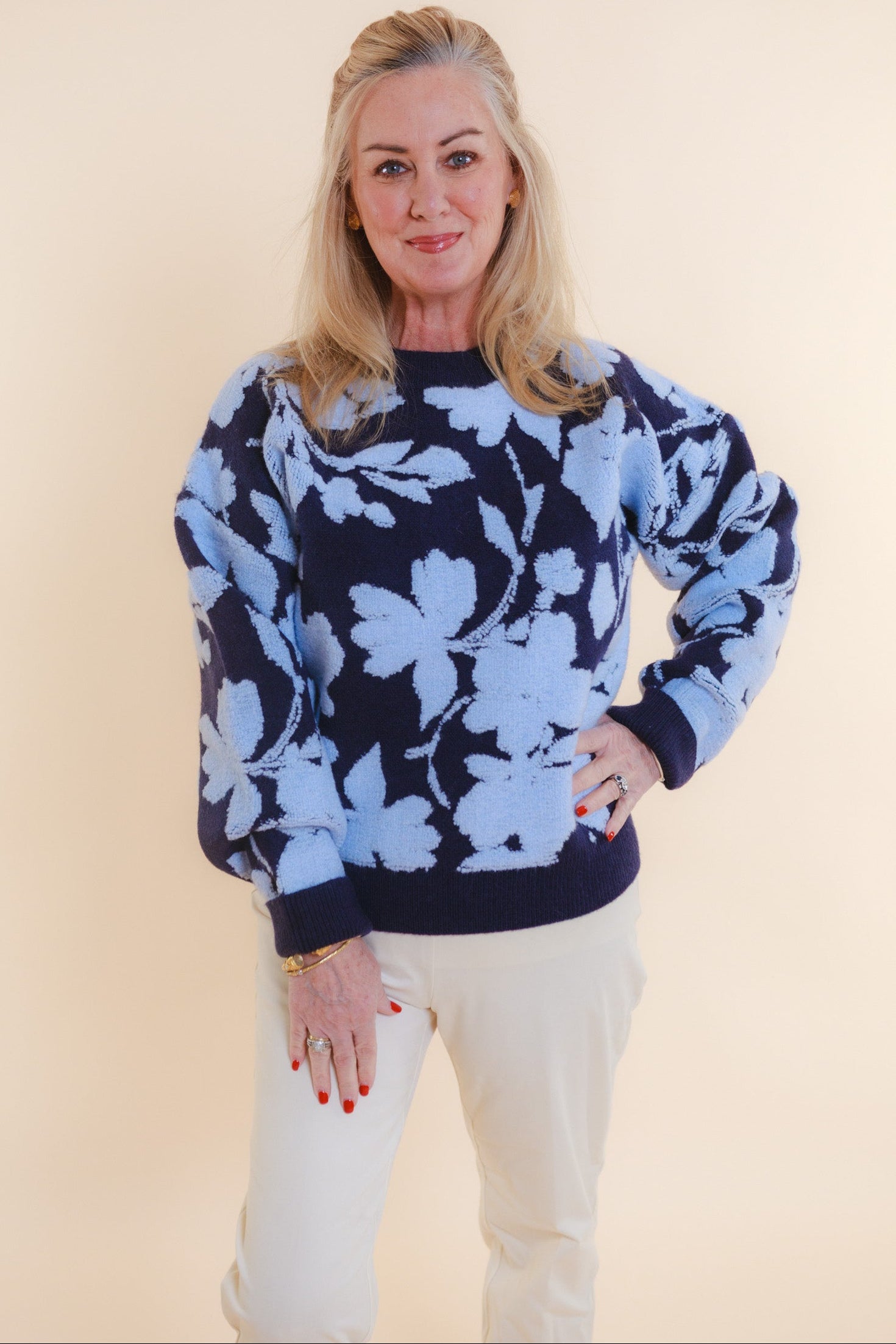 English Factory | The Fuzzy Flower Sweater