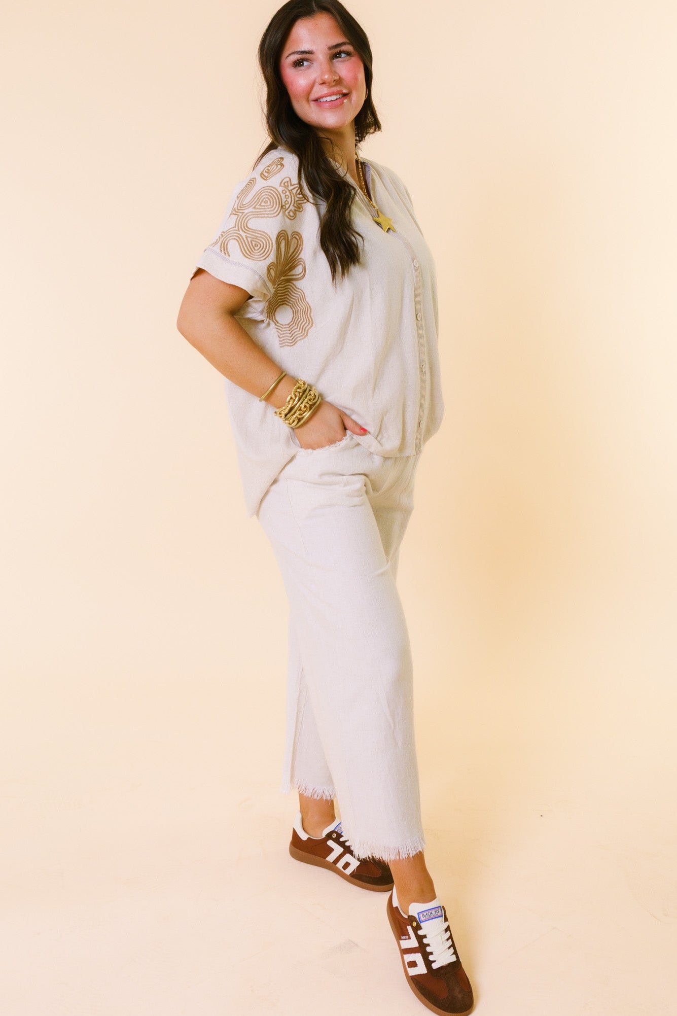 The Susan Embroidered Top