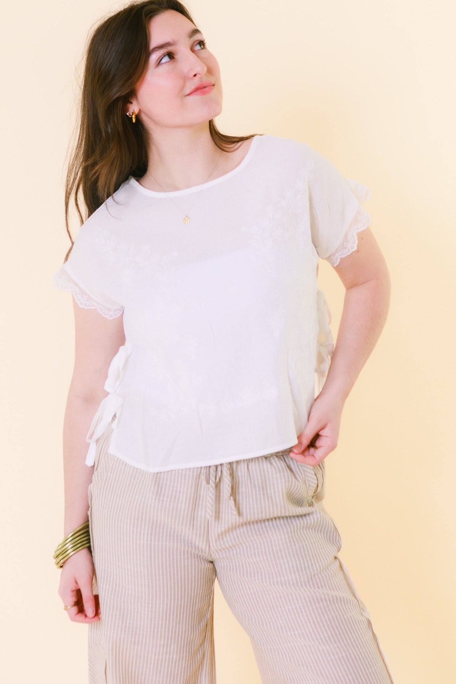 The Maison Lace Top