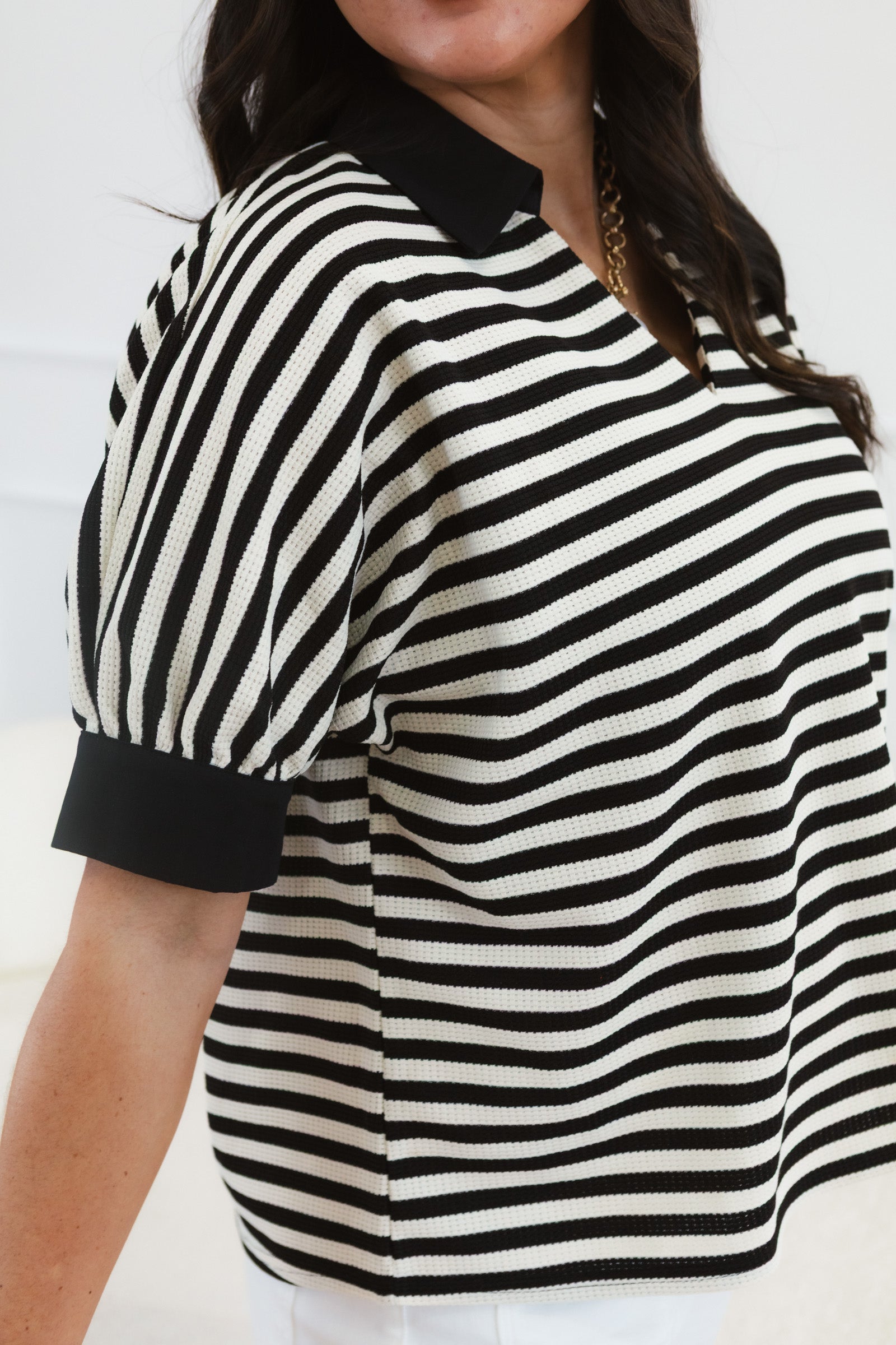 The Whispering Muse Stripe Top