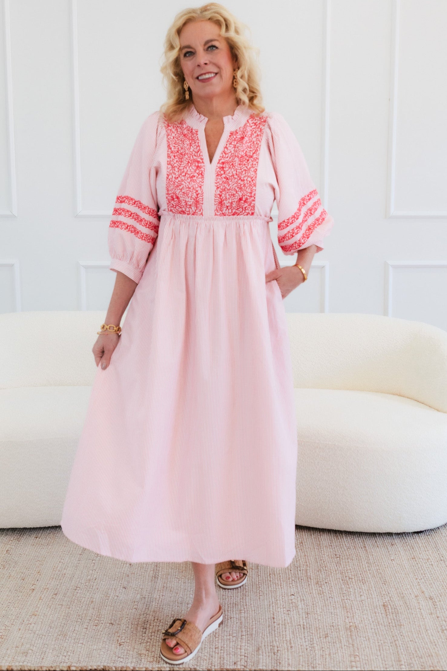 The Weekend Wow Floral Midi Dress