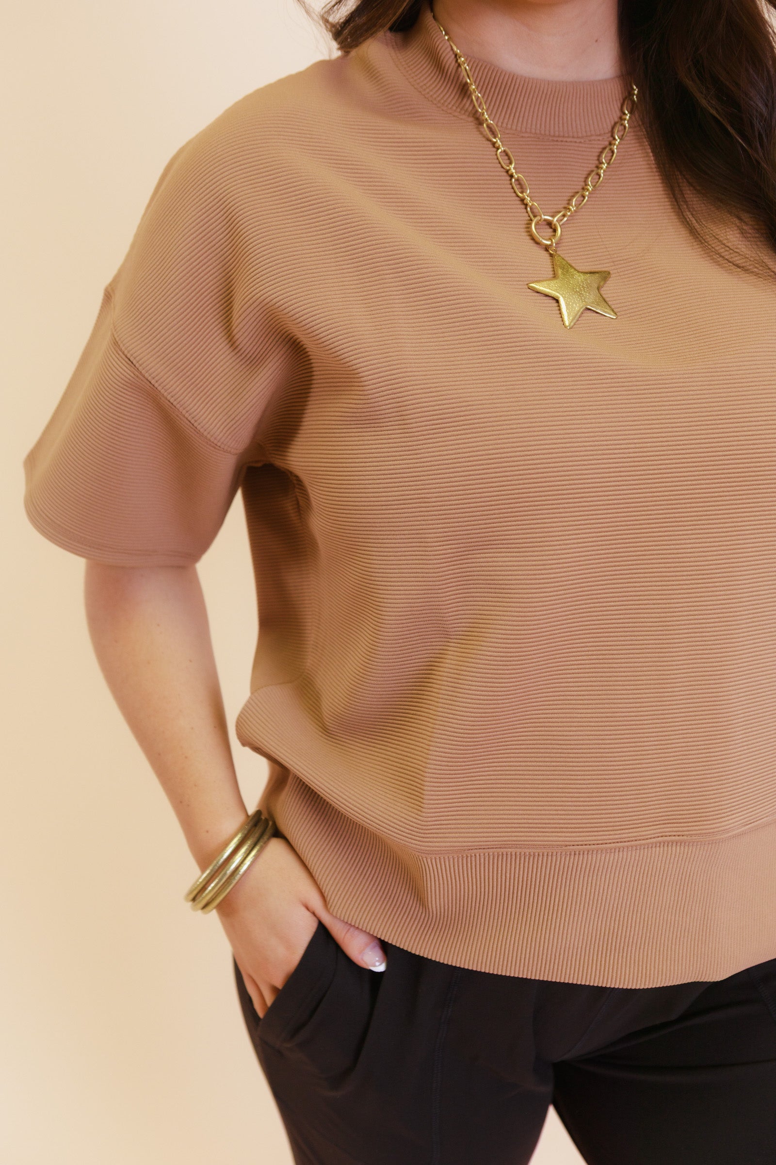 The Harmony Ribbed Tee