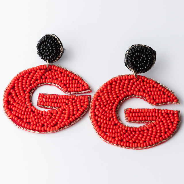 G Beaded Earrings