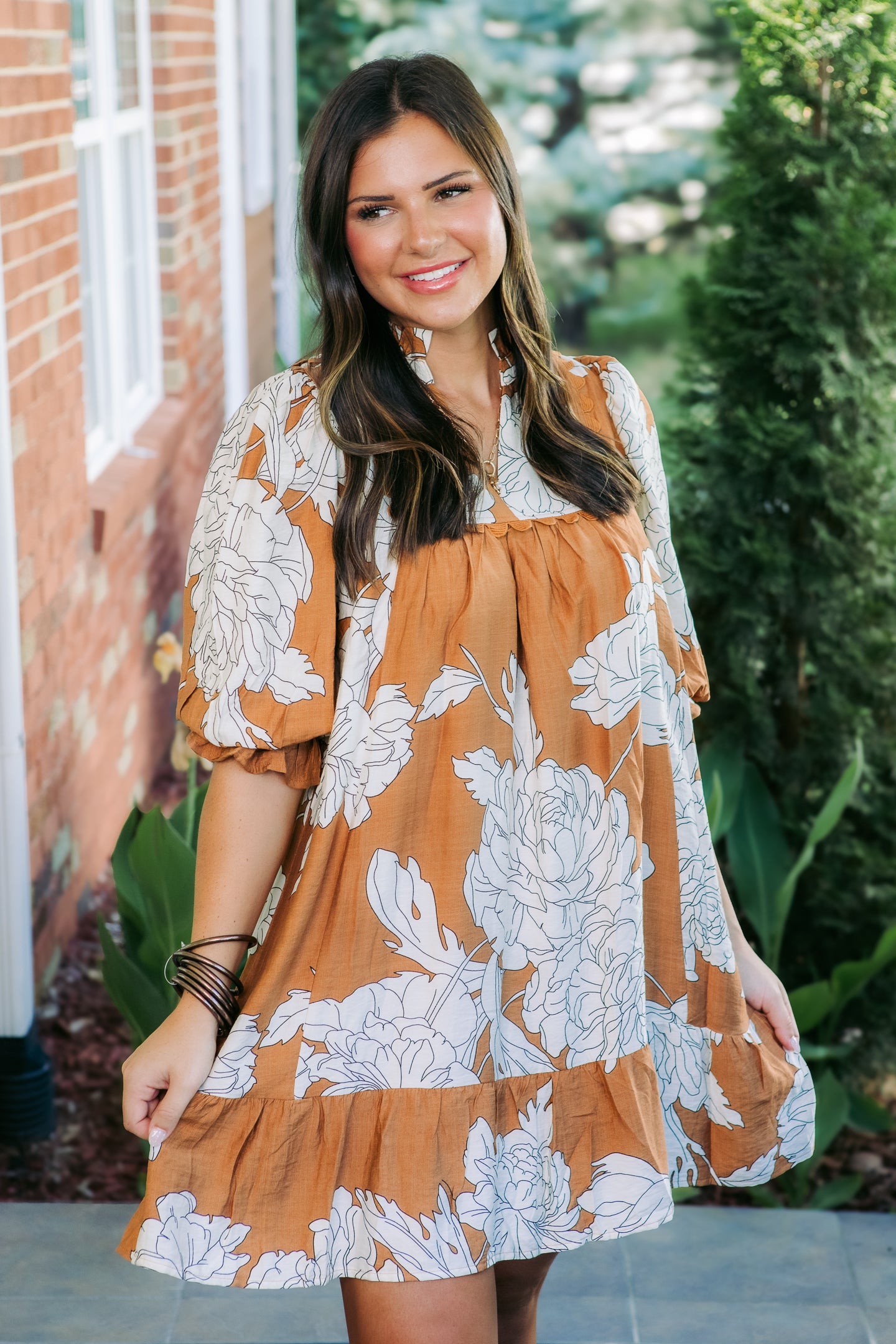 The Floral Ember Dress