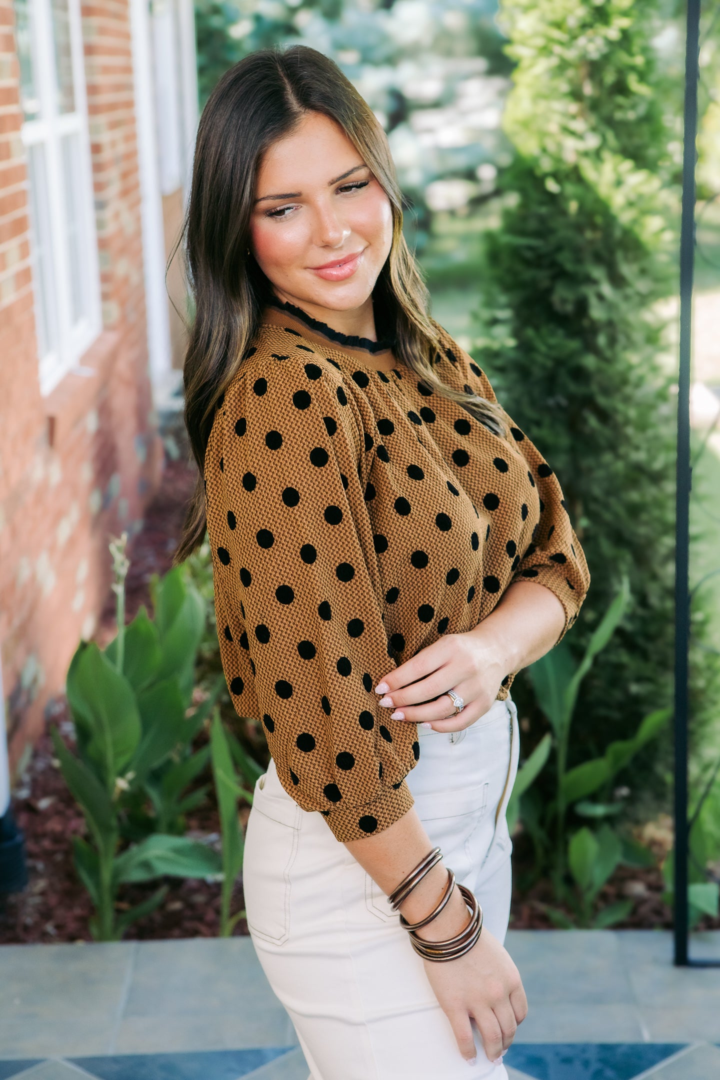 The Spotted Spice Blouse
