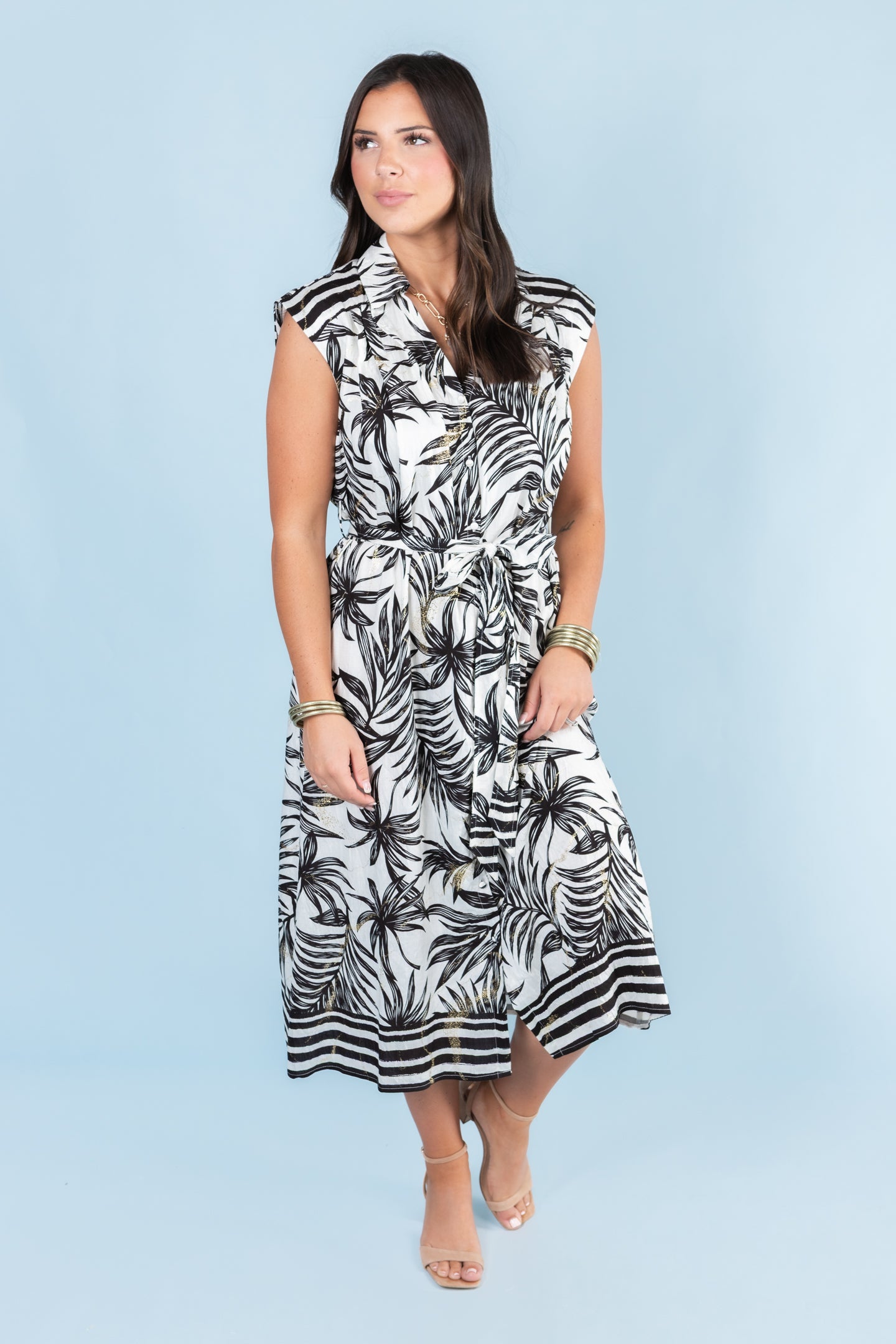 Amelia Island Floral Midi Dress