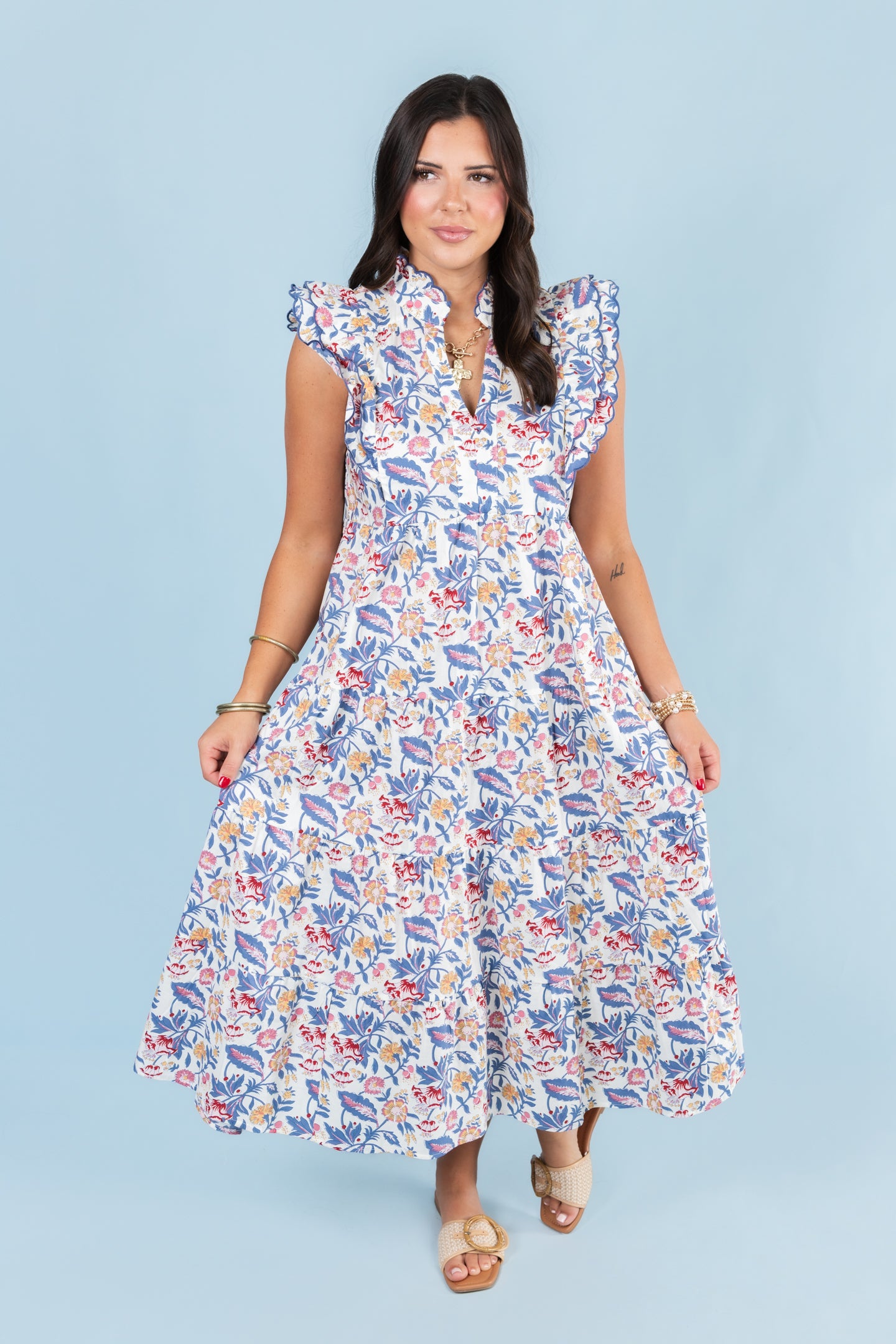 The Garden Party Midi Dress