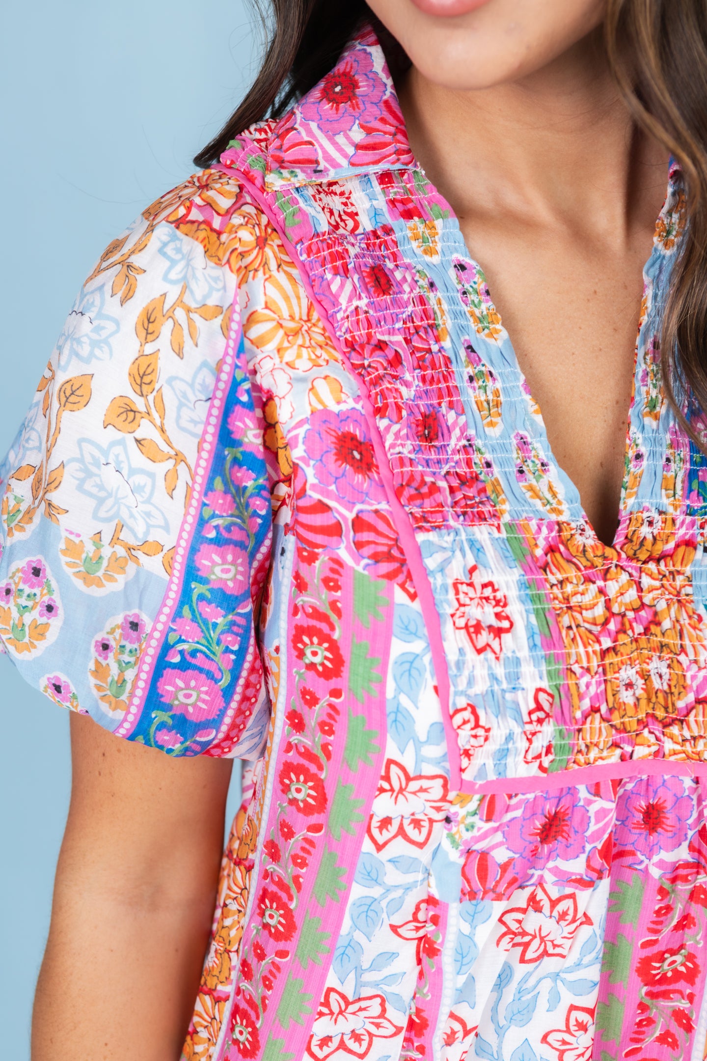 The Patchwork Mini Dress