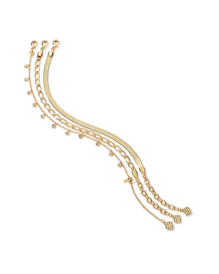 Kendra Scott | Kassie Set of 3 Chain Bracelets