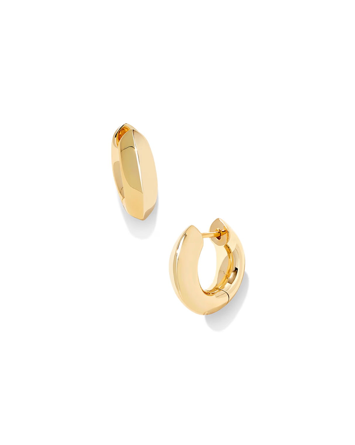 Kendra Scott | Mikki Metal Huggie Earrings in Gold