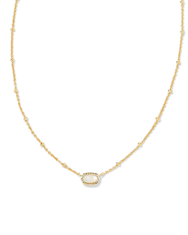 Kendra Scott | Mini Elisa Gold Satellite Short Pendant Necklace