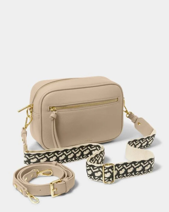 Katie Loxton | Hallie Crossbody Bag - Light Taupe