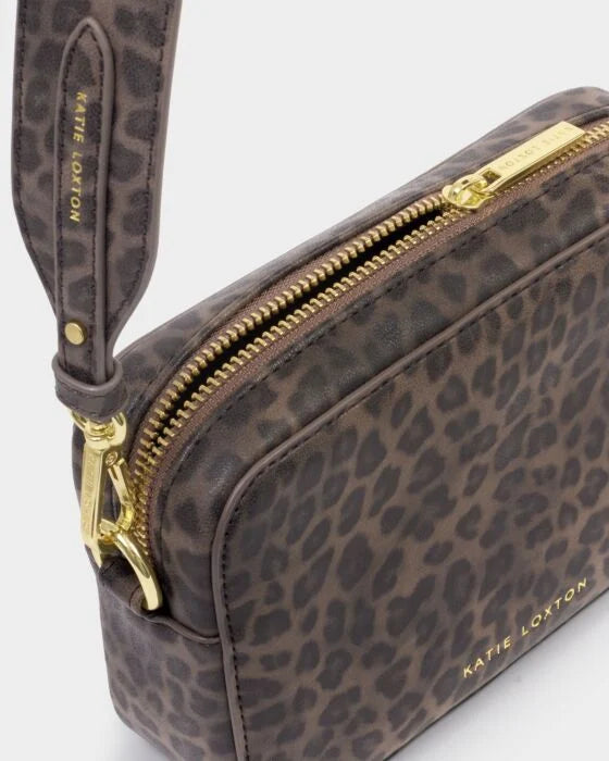 Katie Loxton | Avery Small Crossbody Bag - Leopard