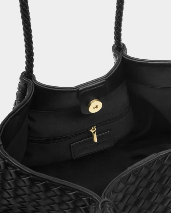 Katie Loxton | Nova Small Shoulder Tote - Black