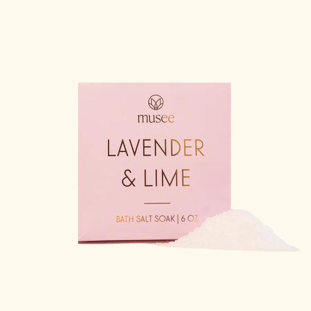 Musee | Lavender & Lime Mini Bath Salt Soak