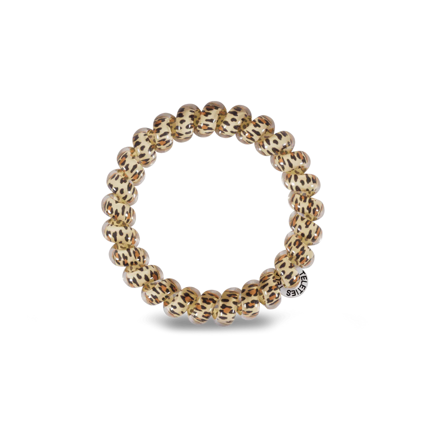 Teleties | Leopard - Large Spiral Hair Ties