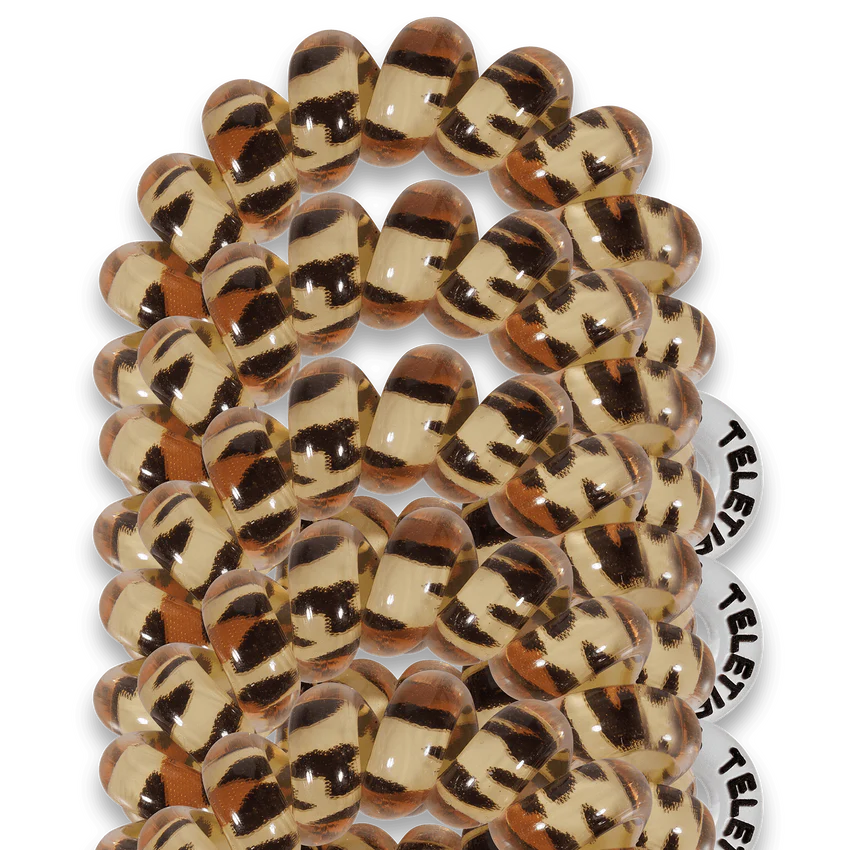 Teleties | Leopard - Tiny Spiral Hair Ties