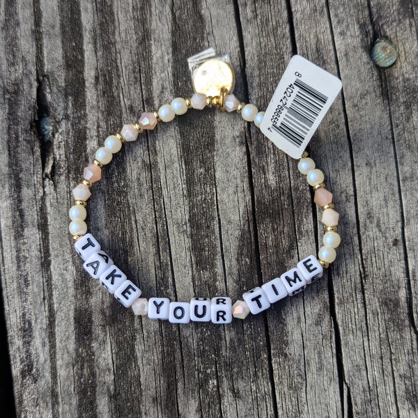 Little Words Project | Take Your Time Bracelet