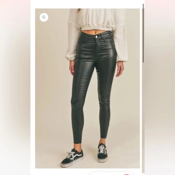 Sadie + Sage | Atta Girl Leather Skinny Pants (Final Sale)