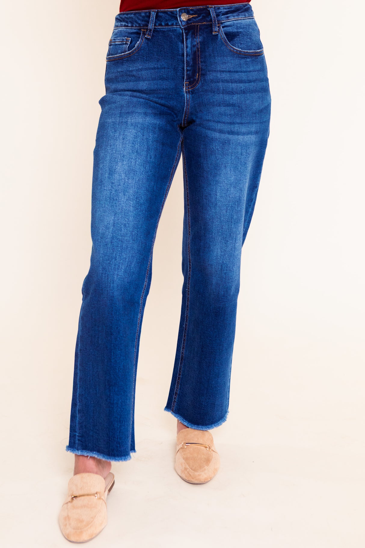 Madison's The Label | The Izzy Dark Wash Straight Jean