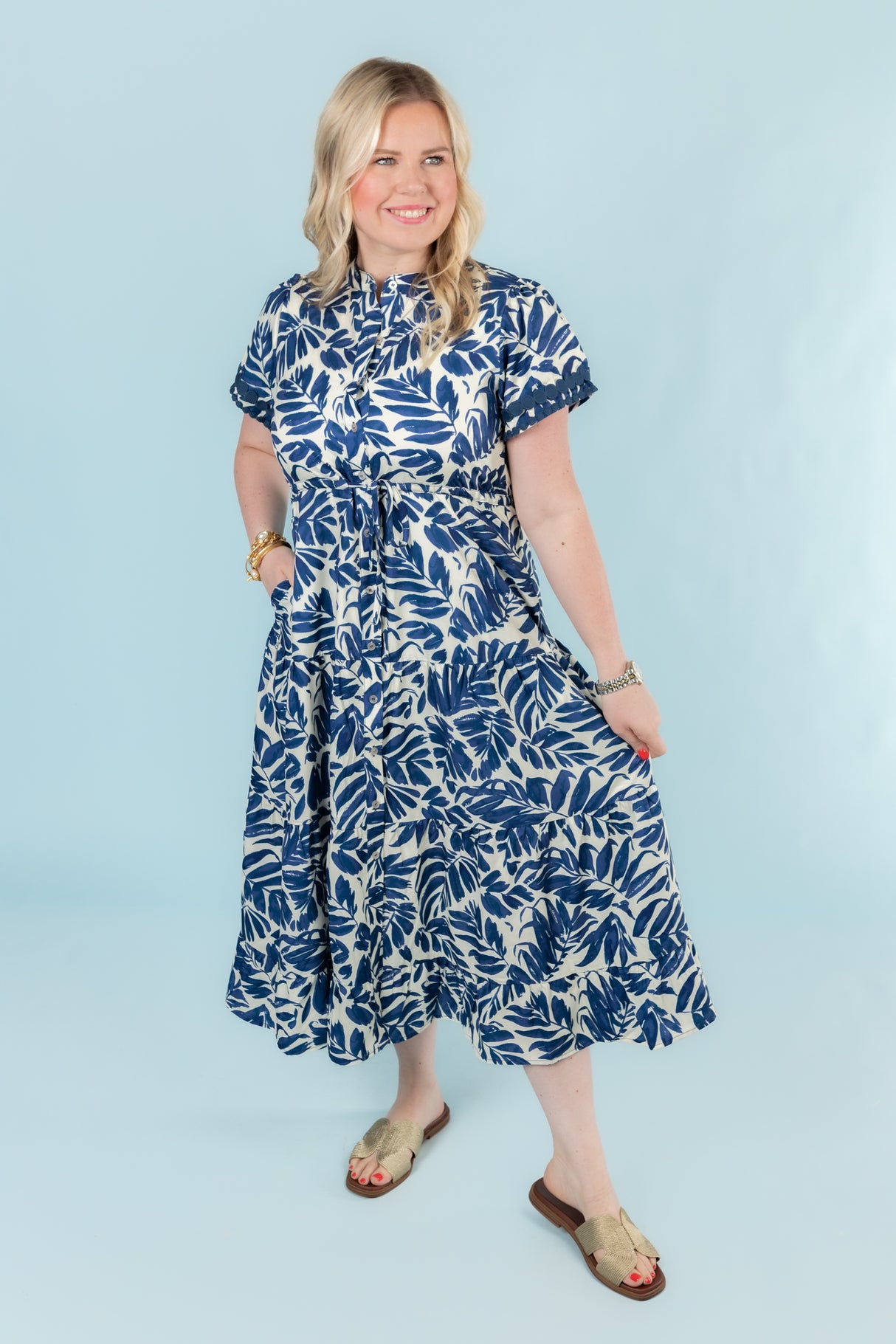 Botanical Bliss Midi Dress