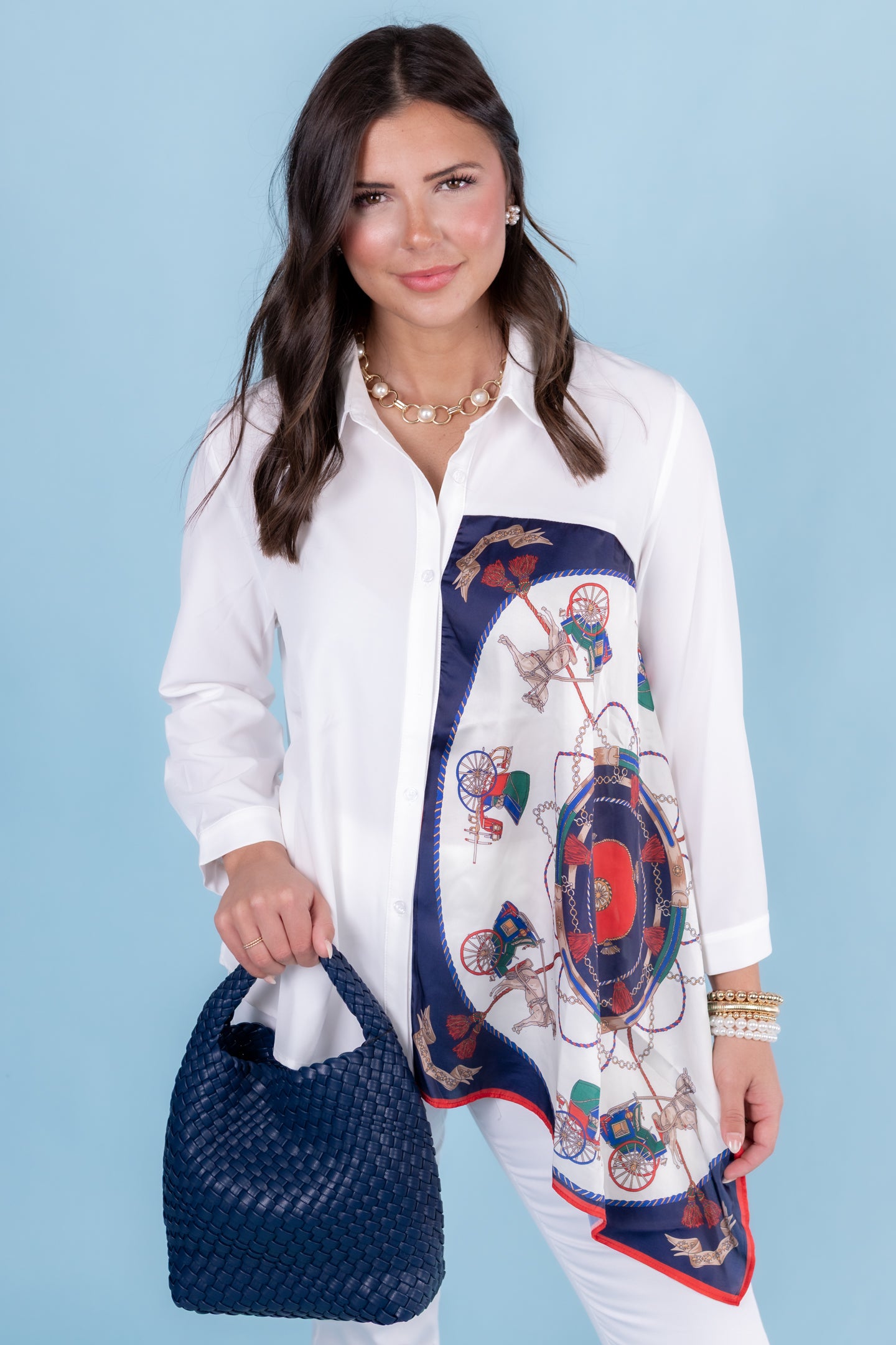 Joh Apparel | Jess Asymmetric Print Top