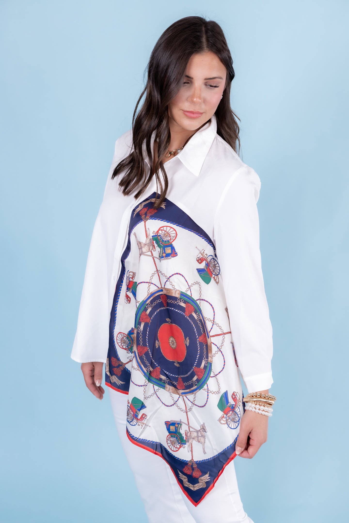 Joh Apparel | Jess Asymmetric Print Top